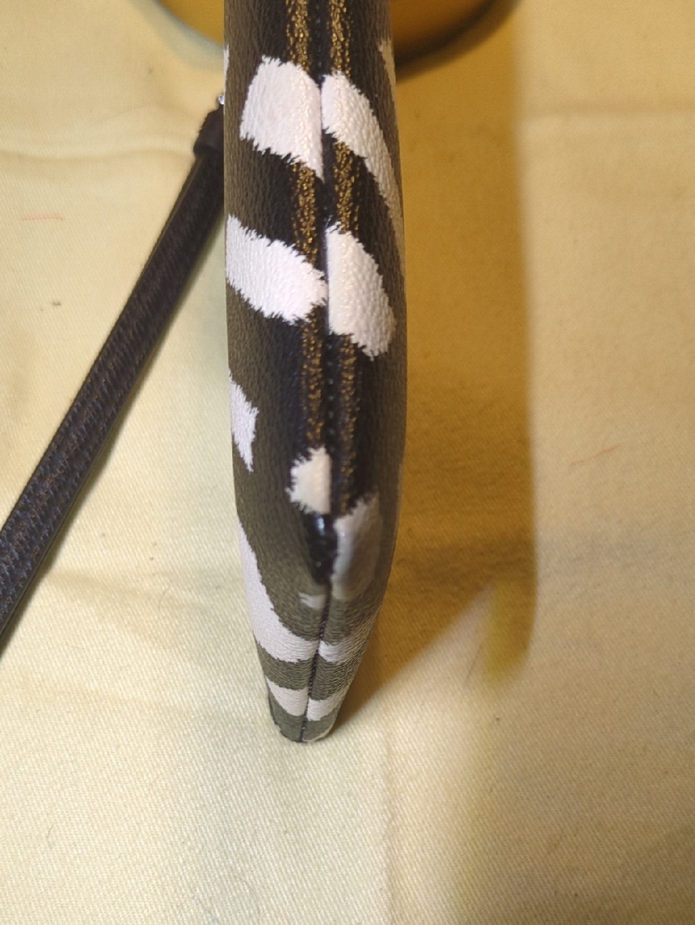 Coach Black and White Wristlet Pouch NOW ONLY $50 - Picture 5 of 7